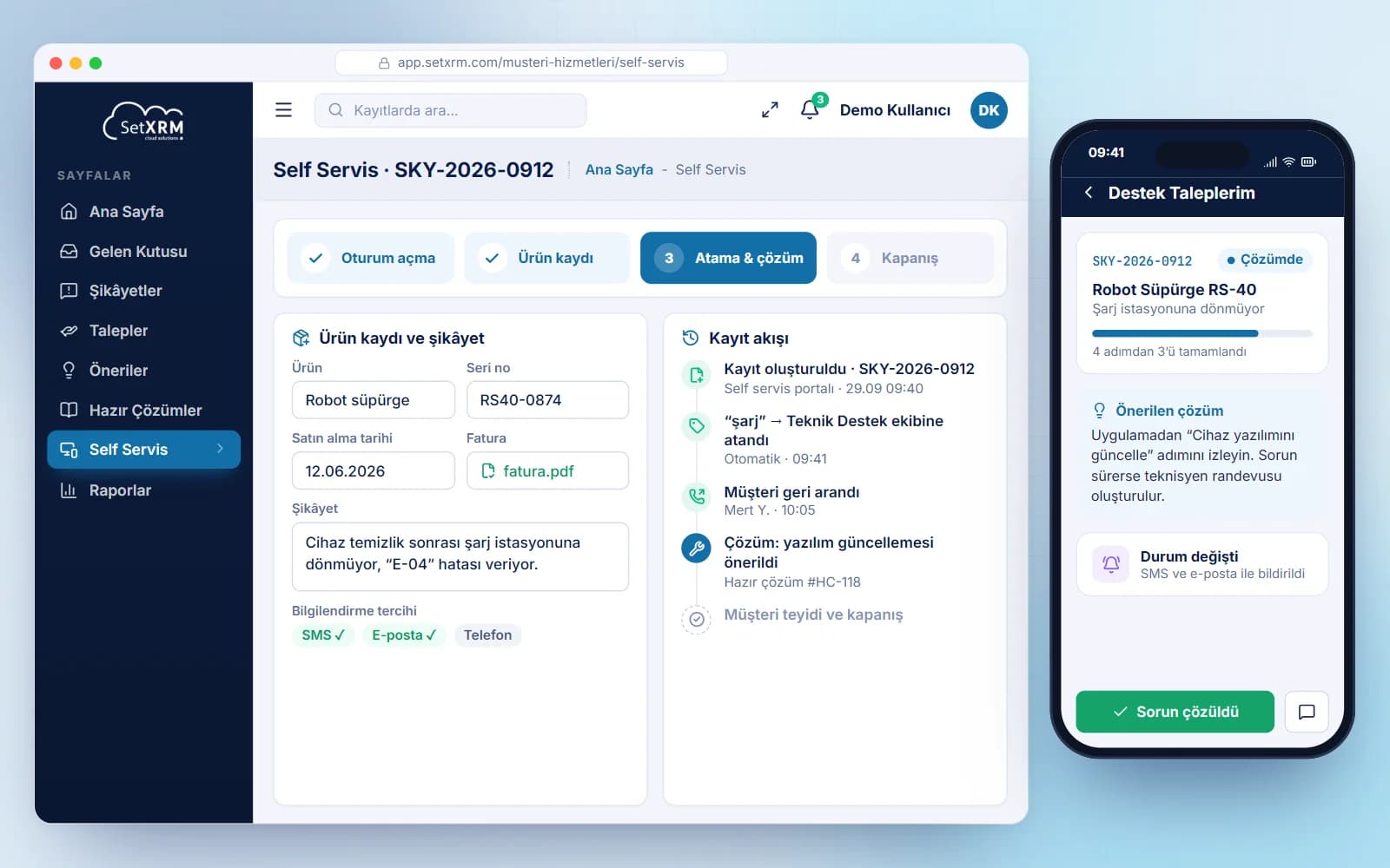 The SetXRM “Best Practices” scenario